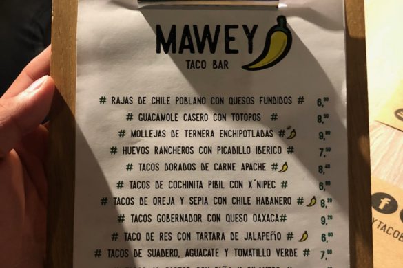 Carta Mawey Taco Bar
