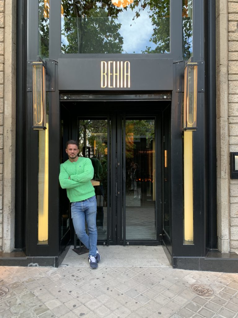 Pablo Cabezali en Restaurante Behia