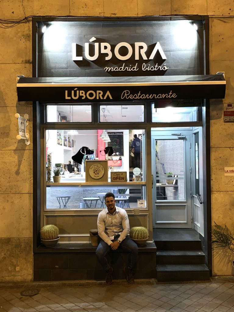 Pablo Cabezali en Restaurante Lúbora