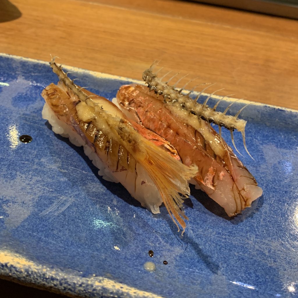 Nigiri Salmonete Restaurante Umiko