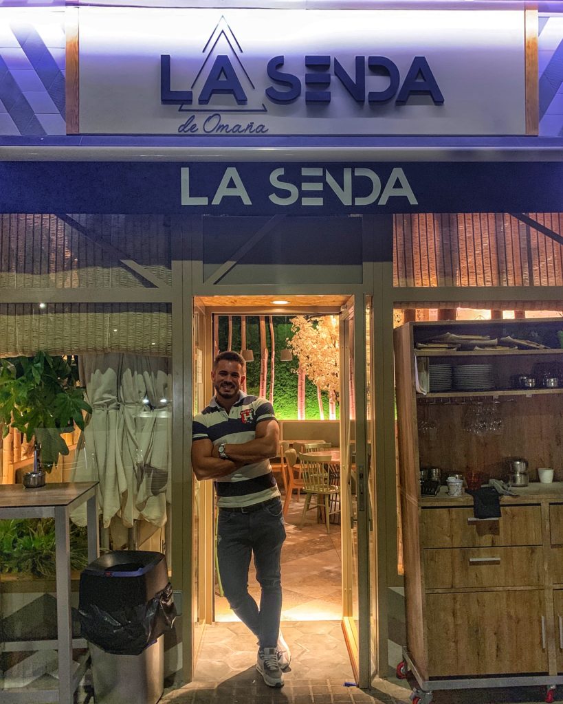 Cenando con Pablo en Restaurante La Senda