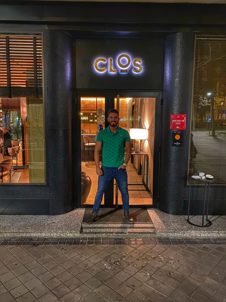 Cenando con Pablo en Restaurante Clos