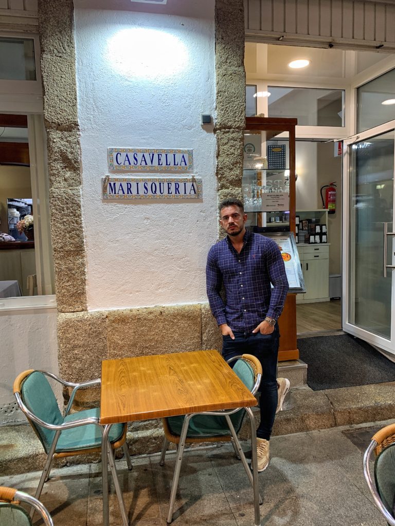 Cenando con Pablo en Restaurante Casa Vella Vigo